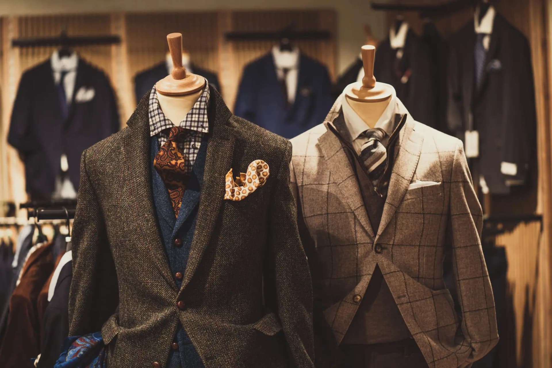 Men's suit and blazer alterations at Enoch Tailor Shop Arlington Heights